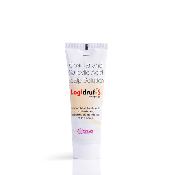 Logidruf-S Solution 100 ML | Anti Dandruff Shampoo | Remove Psoriasis Scales