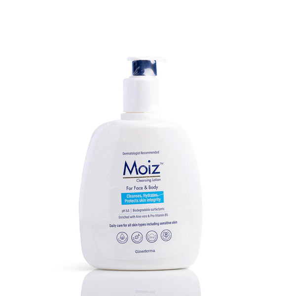 Moiz Cleansing Lotion | For Sensitive Skin & Dry Skin | 400 ML