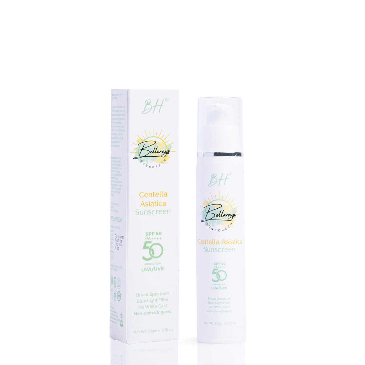 Bellacos Healthcare Bellarays Centella Asiatica Sunscreen SPF 50 PA++++