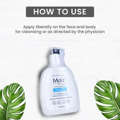 Moiz Cleansing Lotion | For Sensitive Skin & Dry Skin | 400 ML