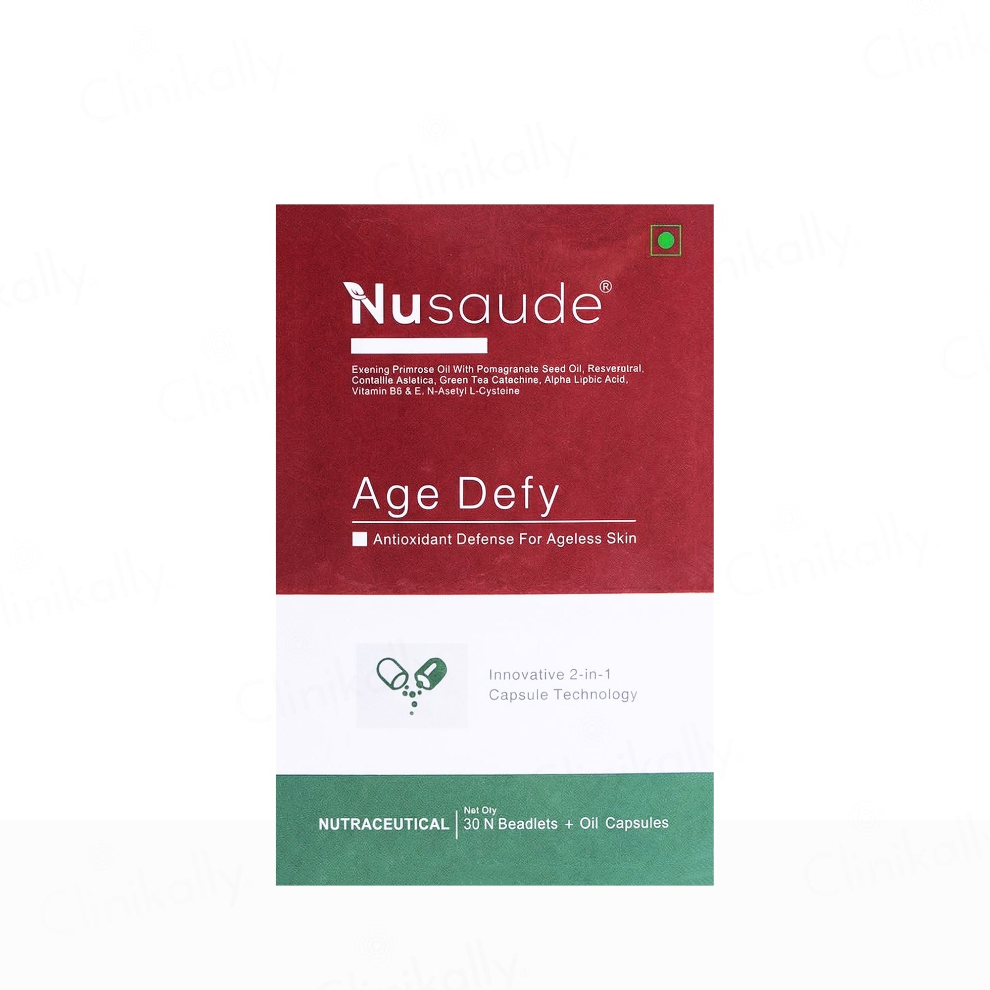 nusaude glutathione Light Tablet Elantis Healthcare Pvt Ltd Nusaude Collagen Powder
