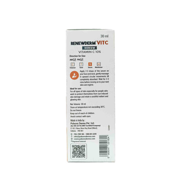 Palsons Renewderm Vit C Face Serum