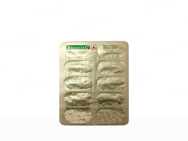 Riconia G Nutraceutical Capsule For Adults