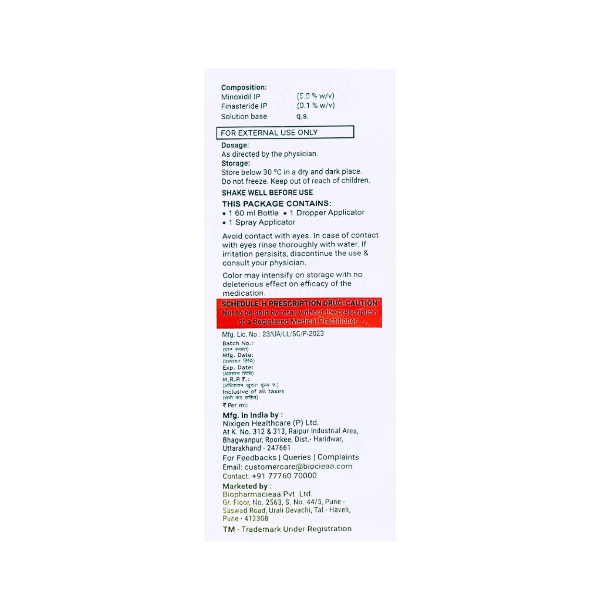 Topical Root Color Powder Form Root-In F Topical Solution by Sarin Skin – Sarinskin