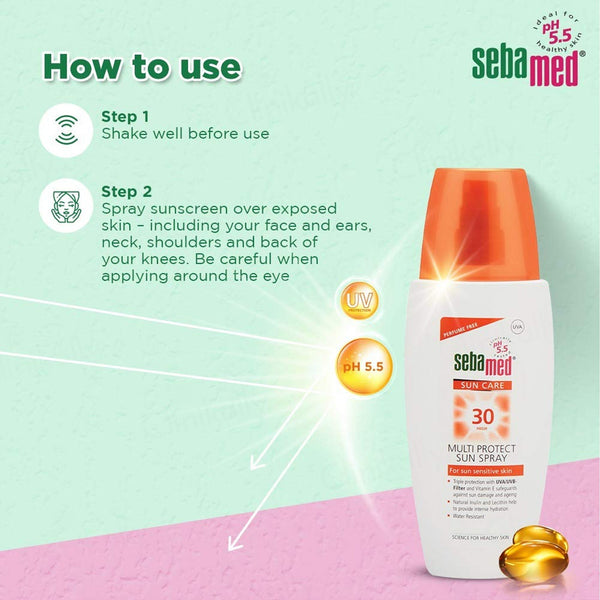 Sebamed Sun Care Multi Protect Sunscreen Lotion SPF 30 For Sun Sensitive Skin