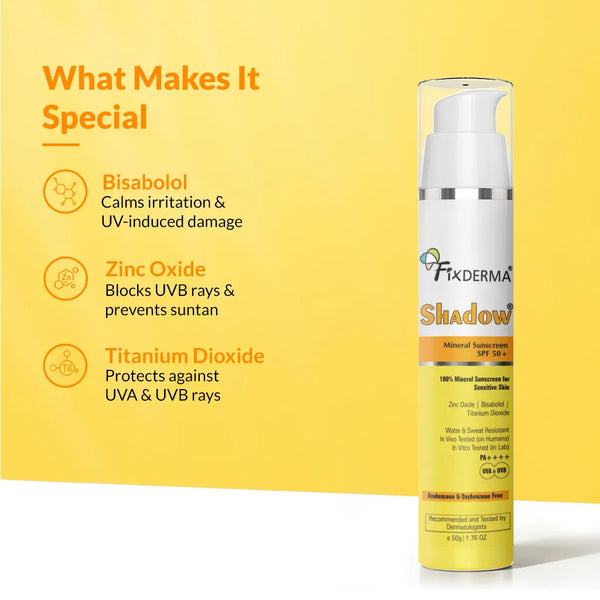 Fixderma Shadow Mineral Sunscreen SPF 50+