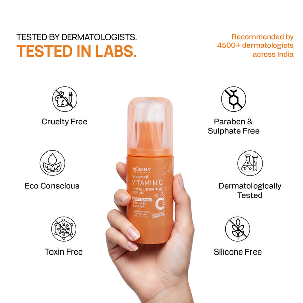 Yuderma Renewcell Vitamin-C + Hyaluronic Acid Serum