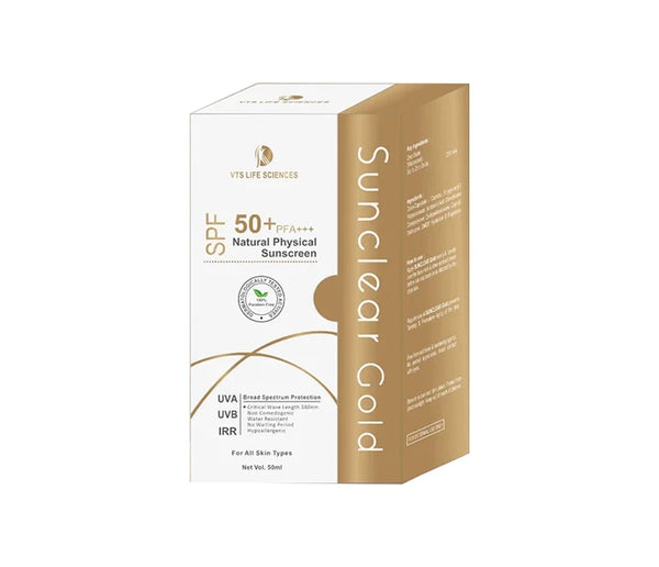 Sunclear Gold SPF 50 PFA+++ Natural Physical Sunscreen