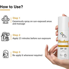 Fixderma Shadow Rx Transparent Spray Sunscreen SPF 50 PA+++