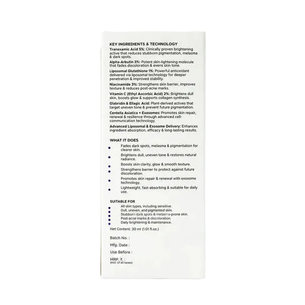 Medispot Advanced Brightening And Depigmenting Face Serum