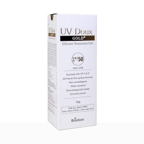UV Doux Gold Silicone Sunscreen Gel SPF 50 PA+++