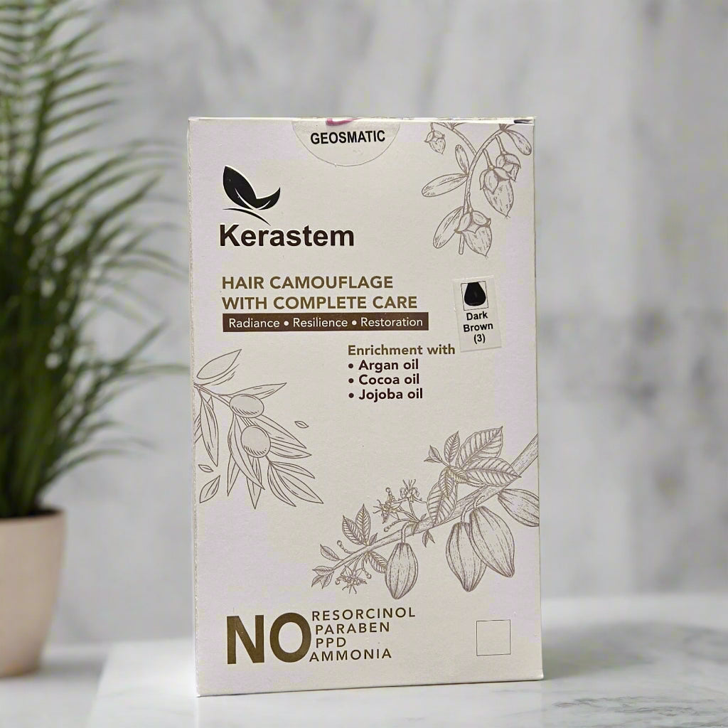 Kerastem Hair Color 3 Dark Brown