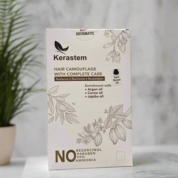 Kerastem Hair Color 3 Dark Brown