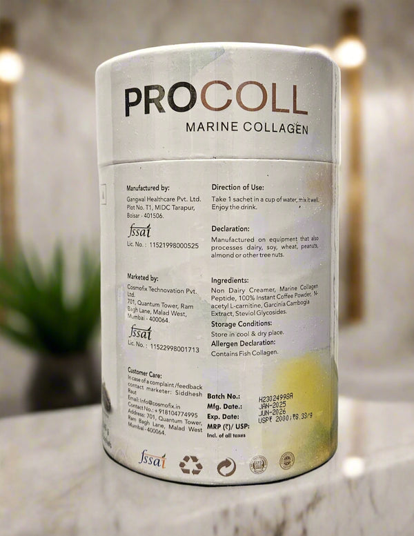 Cosmofix Procoll Slender Marine Collagen - Coffee Flavour