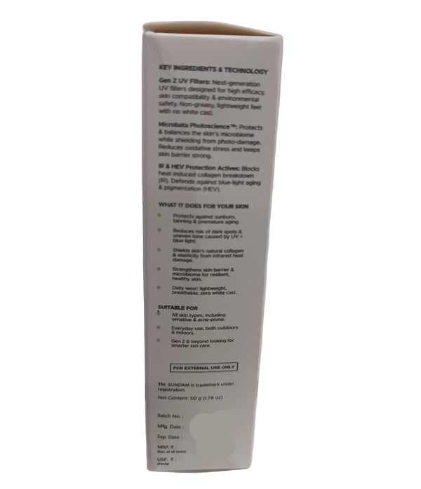 Sundam Sunscreen SPF 50 PA++++
