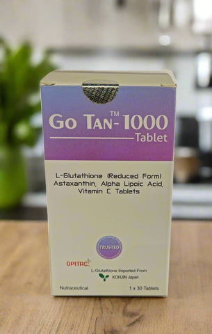 Go Tan-1000 Glutathione Tablets