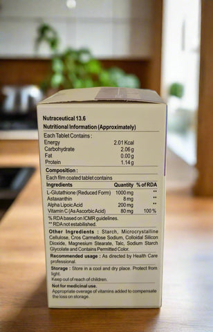 Go Tan-1000 Glutathione Tablets