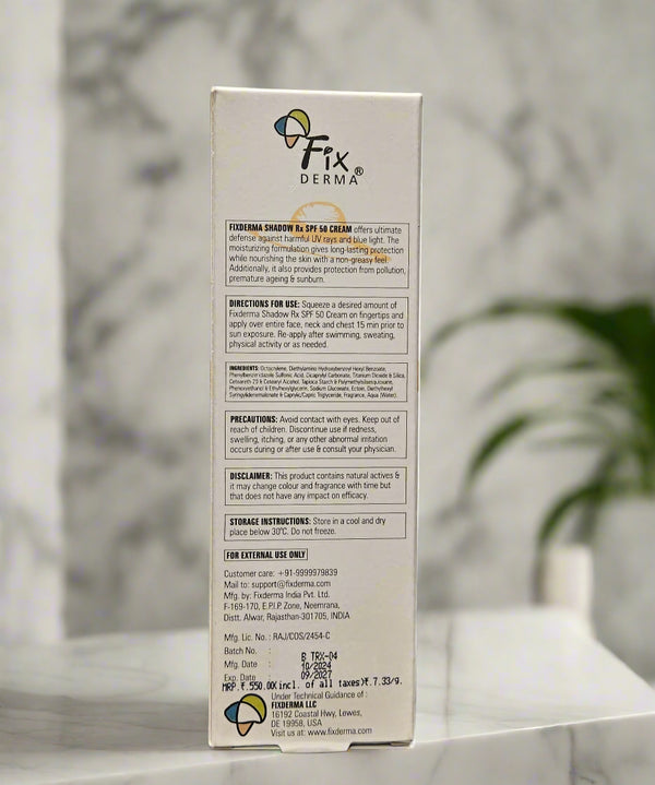 Fixderma Shadow RX SPF 50+ Cream