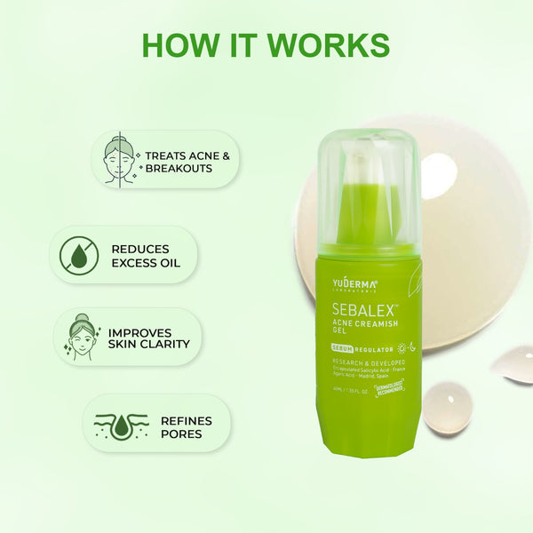 Yuderma Sebalex Acne Creamish Gel