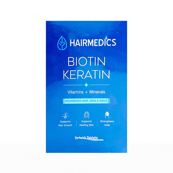Yumedics Hairmedics Biotin + Keratin Vitamins & Minerals Nutraceutical Tablet