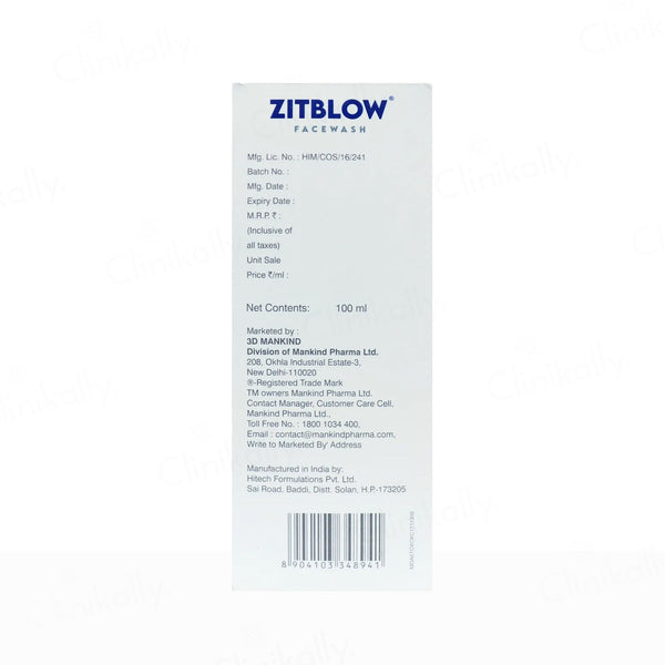 Zitblow Foaming Face Wash