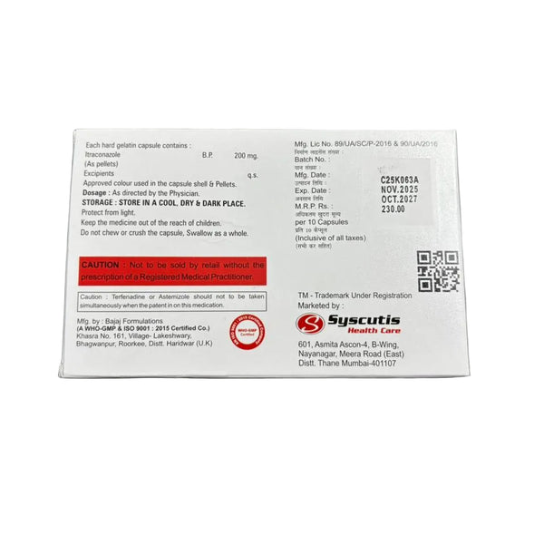 Itracutis-200mg Capsule