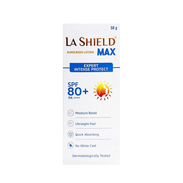 La Shield Max Expert Intense Protect Sunscreen Lotion SPF 80+ PA++++
