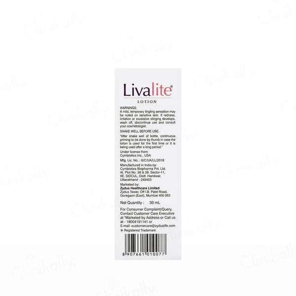 Livalite Lotion