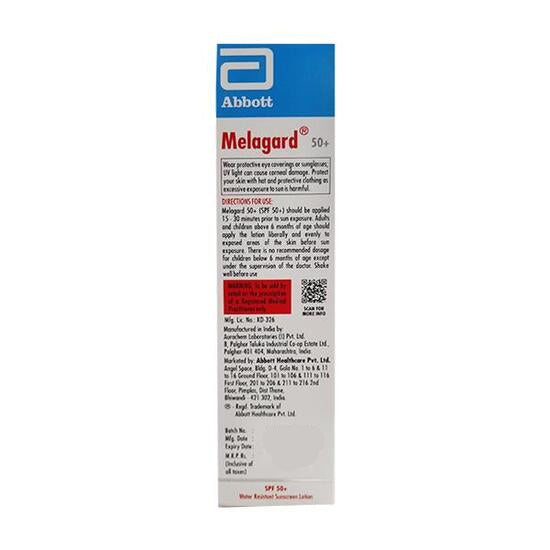 Melagard SPF 50+ Sunscreen Lotion