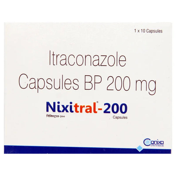 Nixitral-200 Itraconazole Capsules IP 200 mg