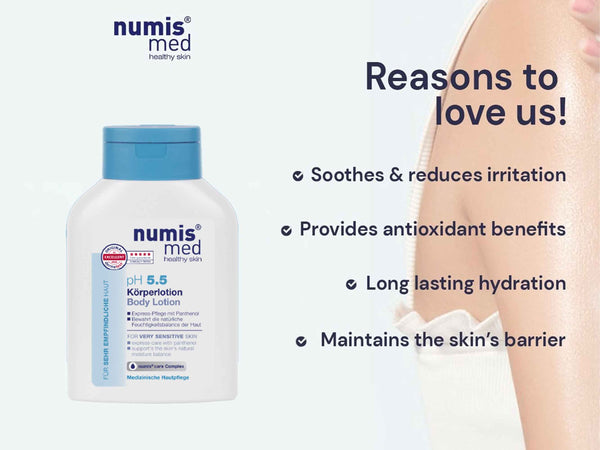 Numis Med pH 5.5 Body Lotion For Very Sensitive Skin